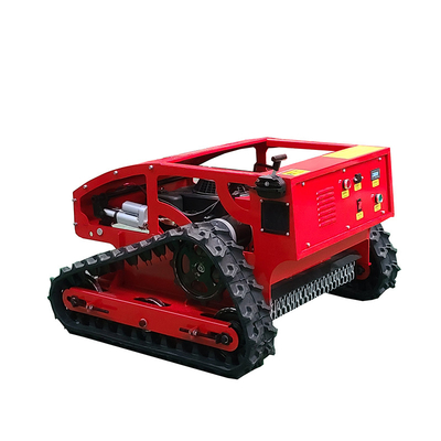 4-Stroke Gasoline Lawn Mower Radio Control RC Mowers Slope Lawn Mower Tracked All Terrain Remote Control Robot Weed Mowing Machine